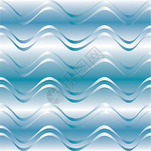 蓝色背景 模式 无缝海浪图片