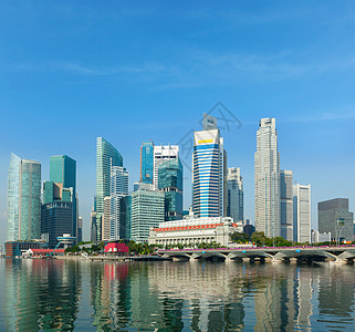 新加坡摩天大楼天际风景自然光市中心建筑学建筑反射商业地标景观图片