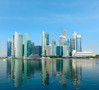 现代城市天线自然光反光市中心风景水平地标建筑日光景观反射图片