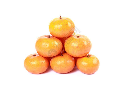 白岸上的橙色食物工作室水果白色阴影叶子橙子团体图片