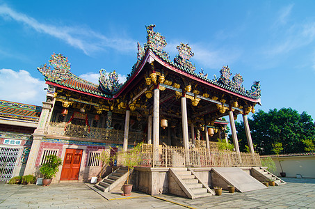 世界遗产场址 邦江的Khoo kongsi寺庙图片