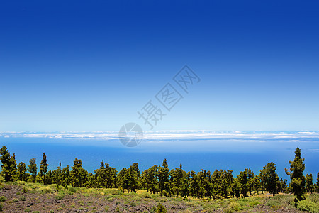云海蓝色公园地质学假期天空岛屿悬崖顶峰国家天堂图片