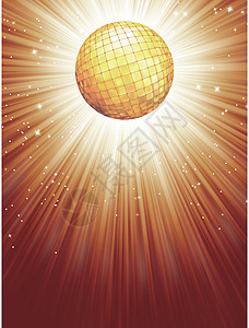 带有恒星的蜜蜂迪斯科射线 EPS 8音乐舞蹈星星激光黑暗庆典文化镜子微光夜店图片