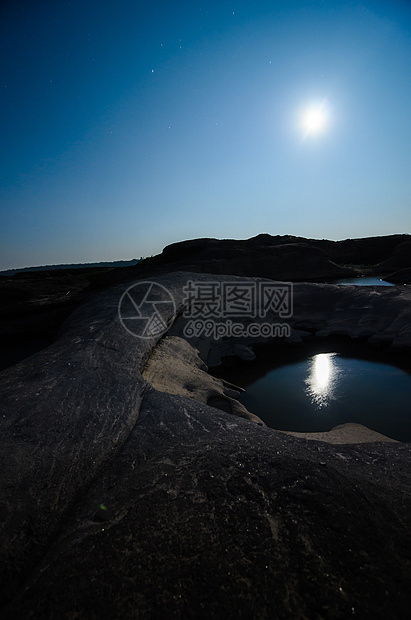 湄公河桑潘博克岛 泰国乌本拉恰塔尼热带港口悬崖旅行地平线晴天岩石地标艺术旅游图片