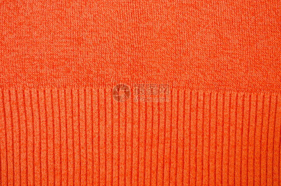 橙色毛衣详细背景图羊毛围巾纤维织物针尖装饰品手工材料棉布套衫图片