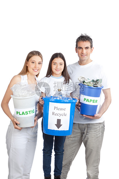 家庭拥有权回收本异性成人白色女孩男士童年垃圾桶塑料环境母亲图片