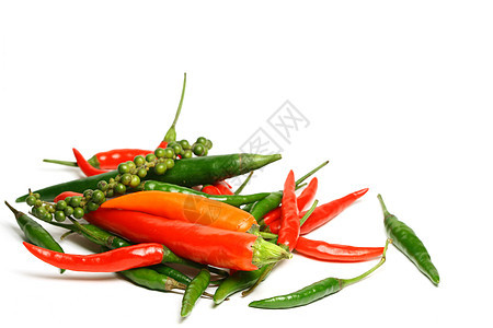 红辣椒美食香料蔬菜绿色食物红色胡椒烹饪辣椒厨房图片