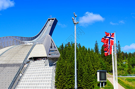 滑雪跳跳国家设施运动文化旗帜吸引力跳跃竞技场建筑学滑雪图片