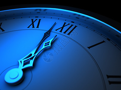 最后一分钟分针指针数字古董图像时钟商业蓝色时间形状图片