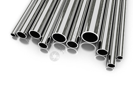 钢钢管不锈钢圆柱安排图像金属绘图合金管子水平图片