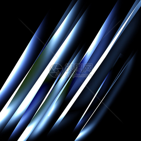 蓝直线摘要背景黑色坡度曲线条纹蓝色光谱线条图片