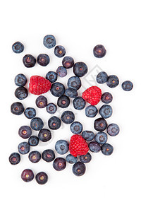 草莓和蓝莓营养水果食物甜点覆盆子图片