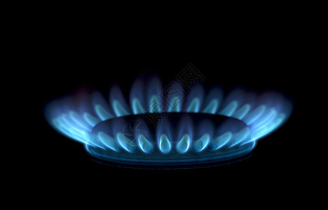 燃气火焰白炽椭圆形燃烧厨房火炉力量气体活力燃料圆圈图片