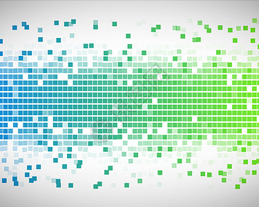 蓝和绿方背景图片