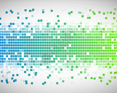 蓝和绿方背景图片