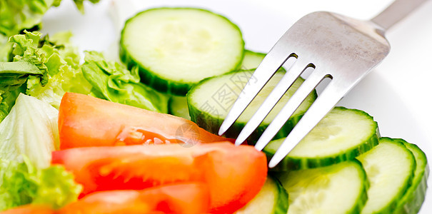 低 GI立方体蔬菜食物低脂肪黄瓜健康猪肉饮食种子绿色图片