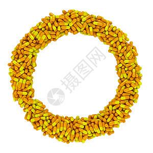 圆环框框架药店胶囊治疗圆圈设计图形药物黄色医疗图片