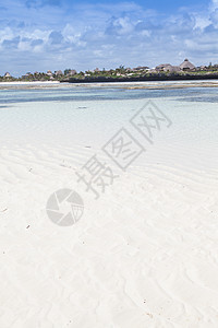 马林迪海滩海岸热带太阳旅行天空异国海景蓝色白色天堂图片