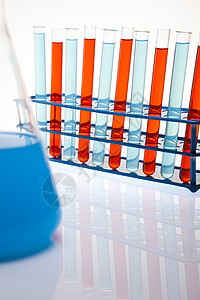 消毒条件 实验室玻璃蓝色卫生插图化学彩虹科学解决方案紫色危害青色图片