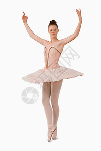 芭蕾舞女神举起双臂图片