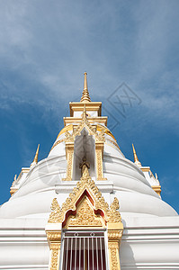 亚拉 泰王国的胡古安神庙切地天空宗教佛塔金子艺术寺庙图片