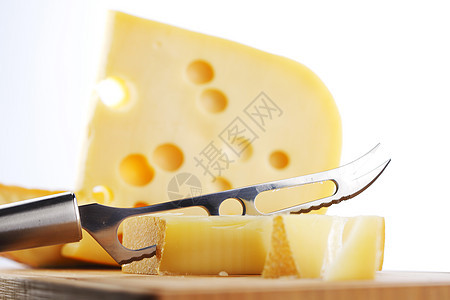 奶酪和奶酪刀熟食产品午餐小吃食品生活早餐奶制品美食香味图片