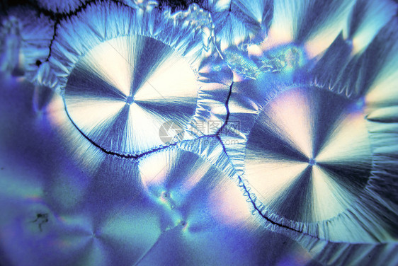 微晶体显微镜结晶精神照片水晶极化微晶健康招魂几何学图片
