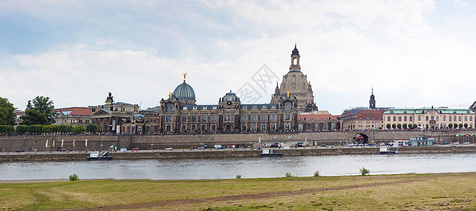 德国德累斯顿大全景全景蓝色城市正方形音乐石头景观建筑学文化房子图片