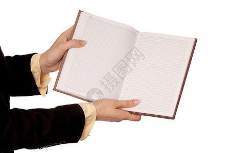 商业书的笔记女性教育日记办公室学生回忆阅读条纹写作职业图片