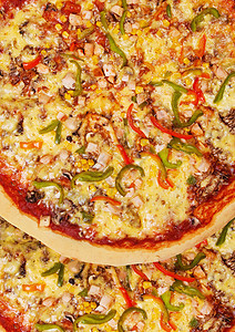 比萨糕点圆圈午餐小吃酱料蔬菜面团曲线胡椒食物图片