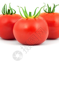 番茄水平蔬菜白色红色绿色剪裁水果植物食物图片