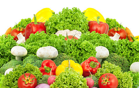 杂类新鲜蔬菜食物叶子胡椒框架洋葱健康菠菜黄瓜作品团体图片