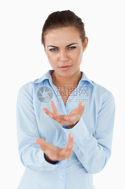 商业女商务人士向她拉着东西高清图片下载-正版图片321417104-摄图网