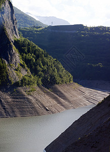 Chambon湖景观鸭子蓝色地块火山绿色海滩旅游宽慰银行森林图片