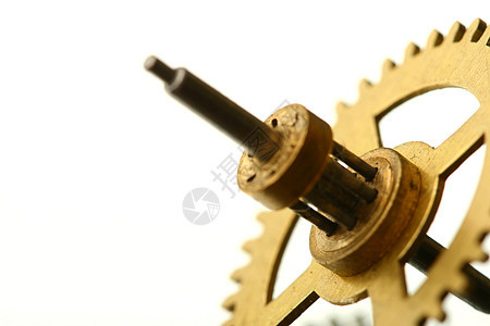 机械时钟装置车轮机器圆圈引擎力量运动商业齿轮古董流动图片