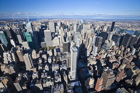 纽约市的全景帝国生活建筑天空摩天大楼公园旅行景观建筑学场景图片
