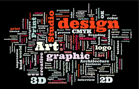 制图设计室创造力机构工作室字体身份设计者粉色营销填字词云图片
