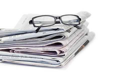 报纸和黑眼镜社论眼镜团体办公室商业杂志打印邮政金融历史图片
