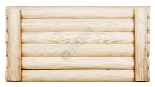在白色背景上孤立的木板板黑色材料桌子风格建造盘子酒吧松树木头框架背景图片