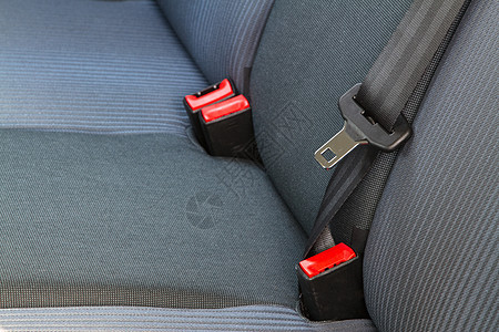 汽车后座乘客座椅安全安全带纺织品座位黑色运输图片