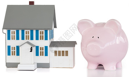 房屋和小猪银行图片