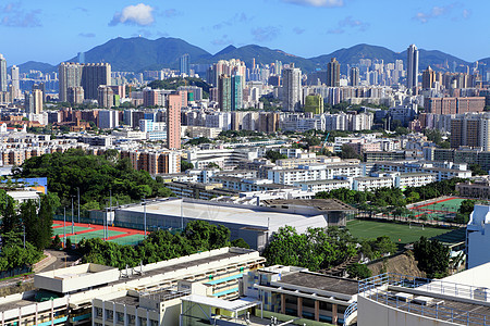 香港人口拥挤的建筑住宅办公室全景公寓摩天大楼建筑学场景金融商业城市图片