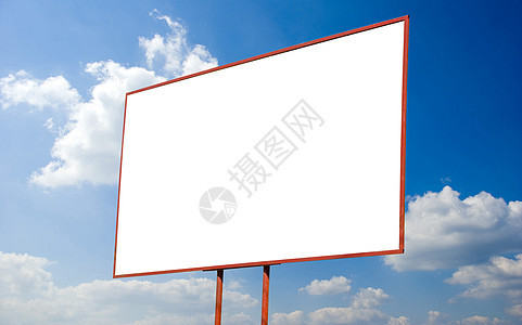 广告牌展示控制板账单宣传白色路标商业横幅营销风俗图片
