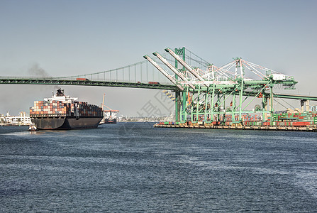 洛杉矶港口航运业公司船运港港口海洋血管桥梁进口商业历史海军载体码头图片