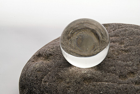 水晶球卵石圆形玻璃石头镜片大理石图片