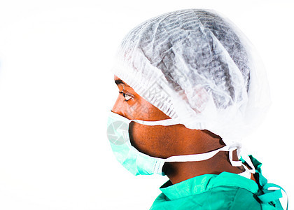 一名外科医生的头部照片医师职业面具手术专家眼睛卫生药品情况程序图片