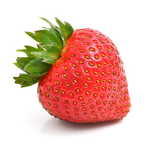 草莓水果食物红色浆果影棚背景图片