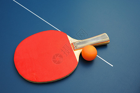 表 网球乒乓桌子运动球拍乒乓球背景图片
