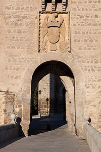 阿尔坎塔拉桥 托莱多 卡斯蒂利亚拉曼查 西班牙旅游塔拉石头晴天旅行历史城市图片