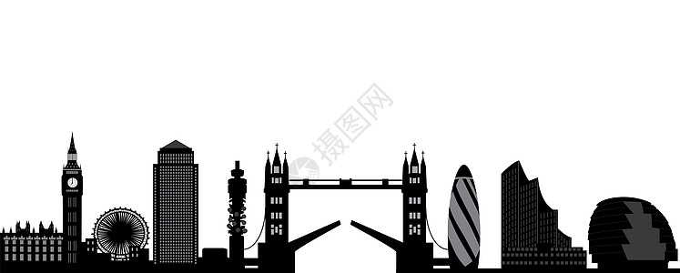 伦敦天际旅行纪念碑地标王国车轮建筑吸引力摩天大楼办公室景观图片